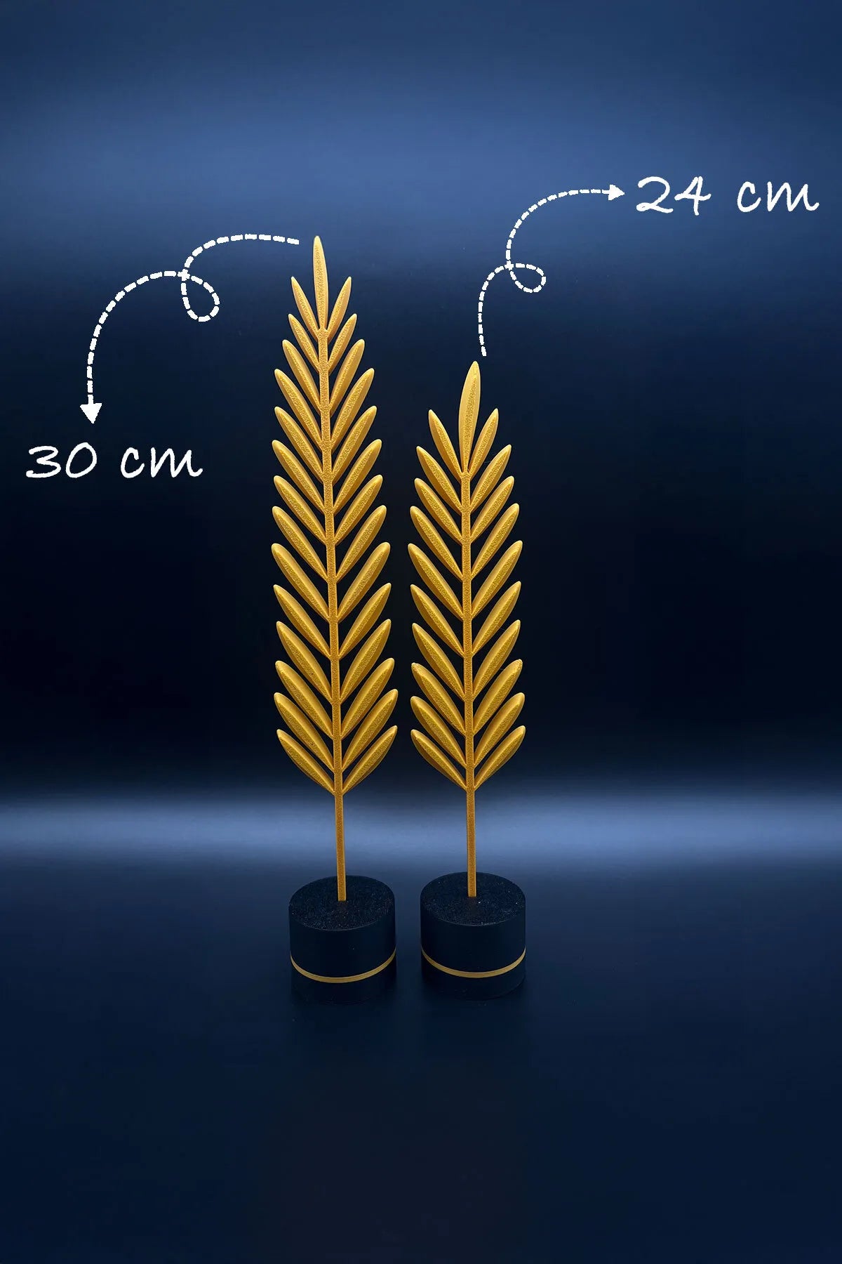 Modern Minimalist Doğa Temalı Yaprak Seti