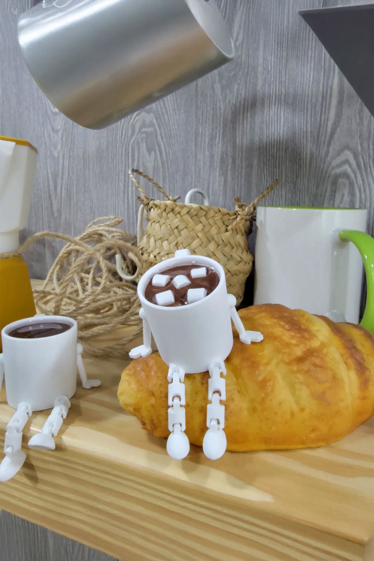 Mini Marshmallowlu Sıcak Çikolata Figürü