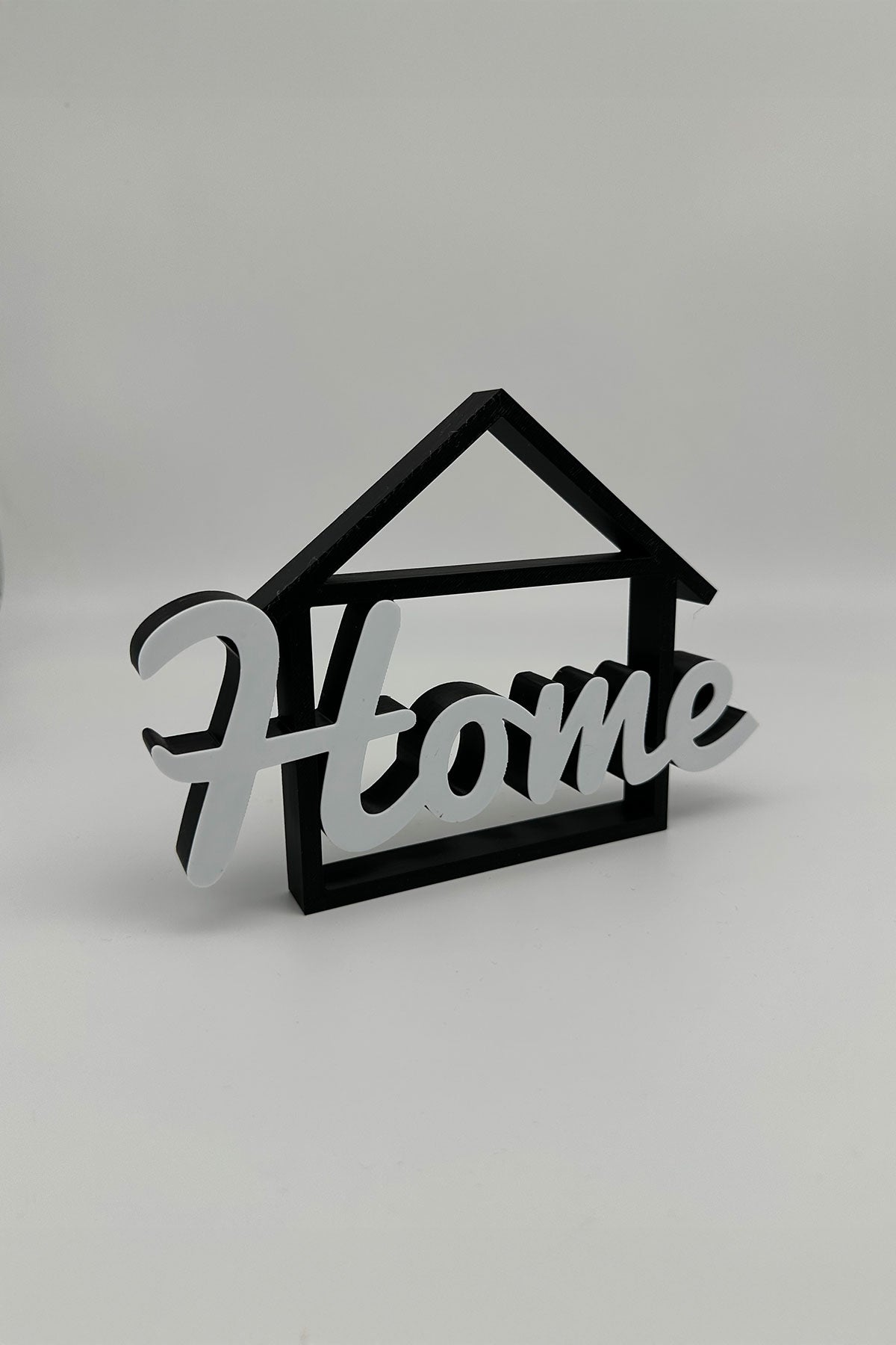 Home Yazılı Şık Ev Figürü – Modern Dekoratif Aksesuar