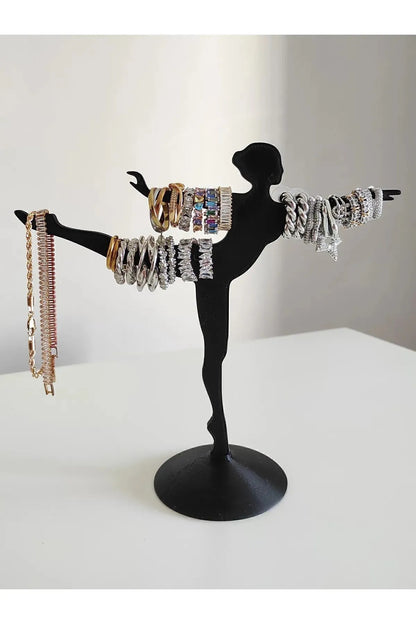 Dekoratif Balerin Tasarımlı Takı Standı - Takı Düzenleyici - Takı Organizeri