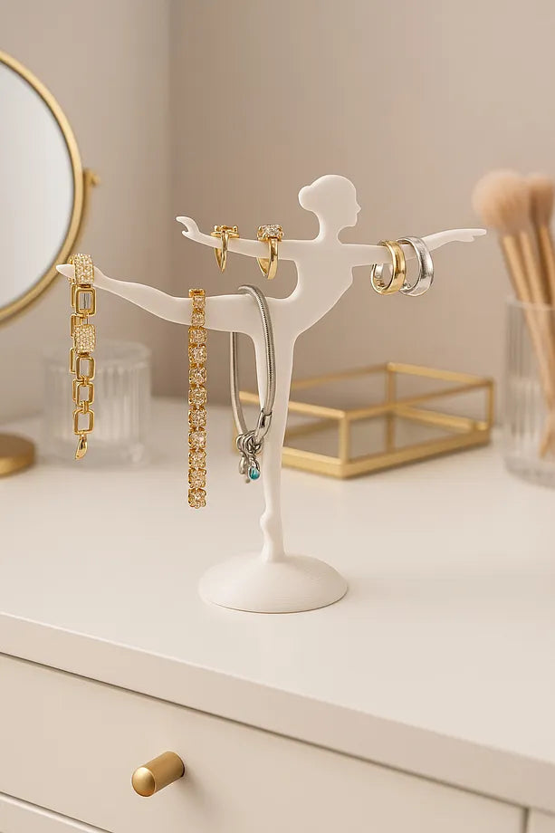 Dekoratif Balerin Tasarımlı Takı Standı - Takı Düzenleyici - Takı Organizeri