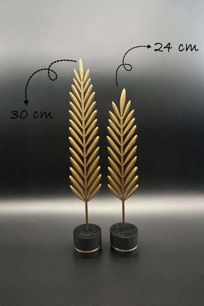 Modern Minimalist Doğa Temalı Yaprak Seti