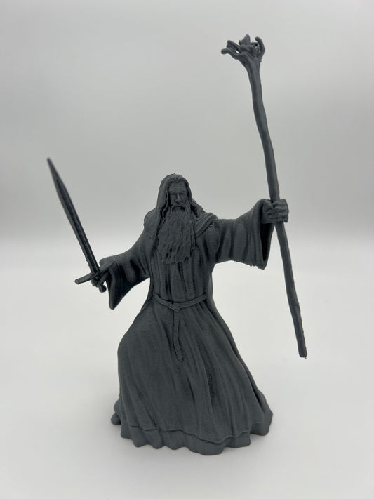 Gandalf Figürü – Yüzüklerin Efendisi Temalı Dekoratif Obje