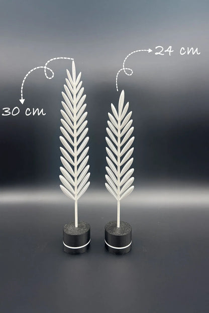 Modern Minimalist Doğa Temalı Yaprak Seti