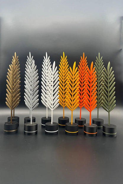 Modern Minimalist Doğa Temalı Yaprak Seti