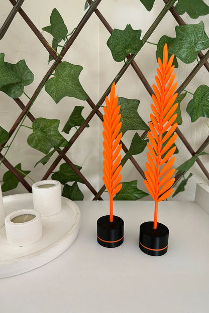 Modern Minimalist Doğa Temalı Yaprak Seti
